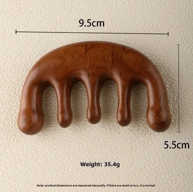 Luxury Sandalwood Comb for Corporate Gifts Hotel Amenities Private Label 3