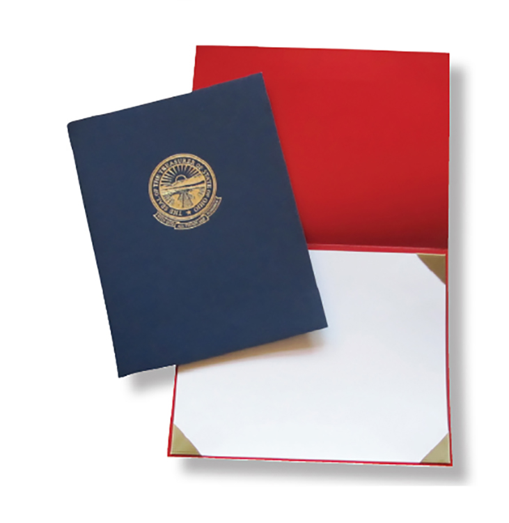 Deluxe Leatherette Certificate Holder 1