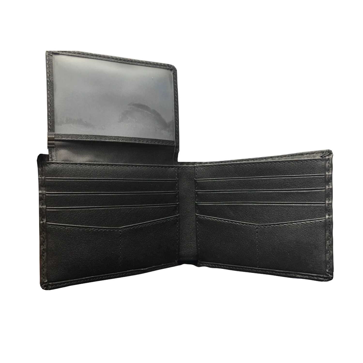 Men Geniune Leather Bifold Wallet W/ Rfid Blocking 3