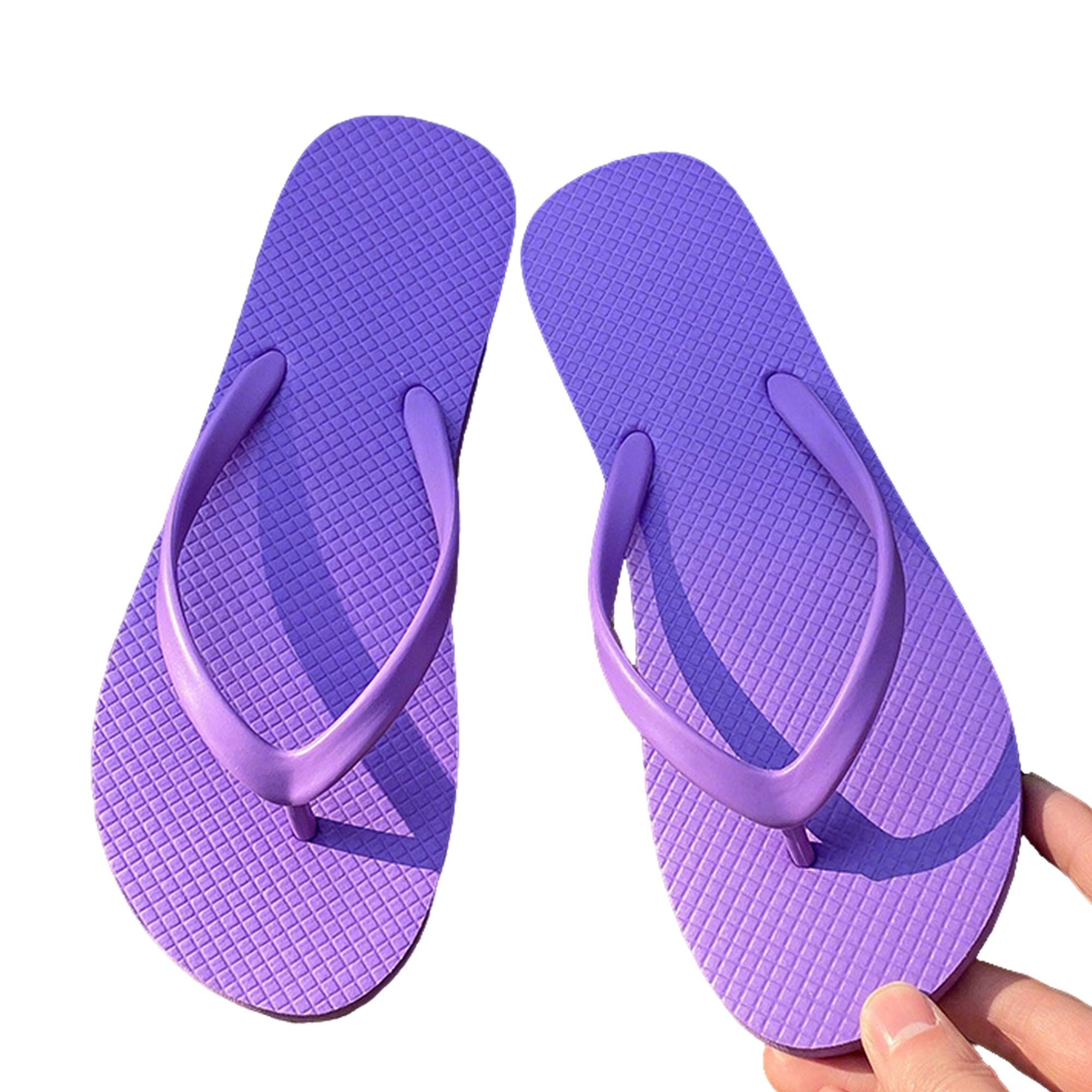 Full Color Beach Sandal With Textured Sole 11.5" x 4" 3