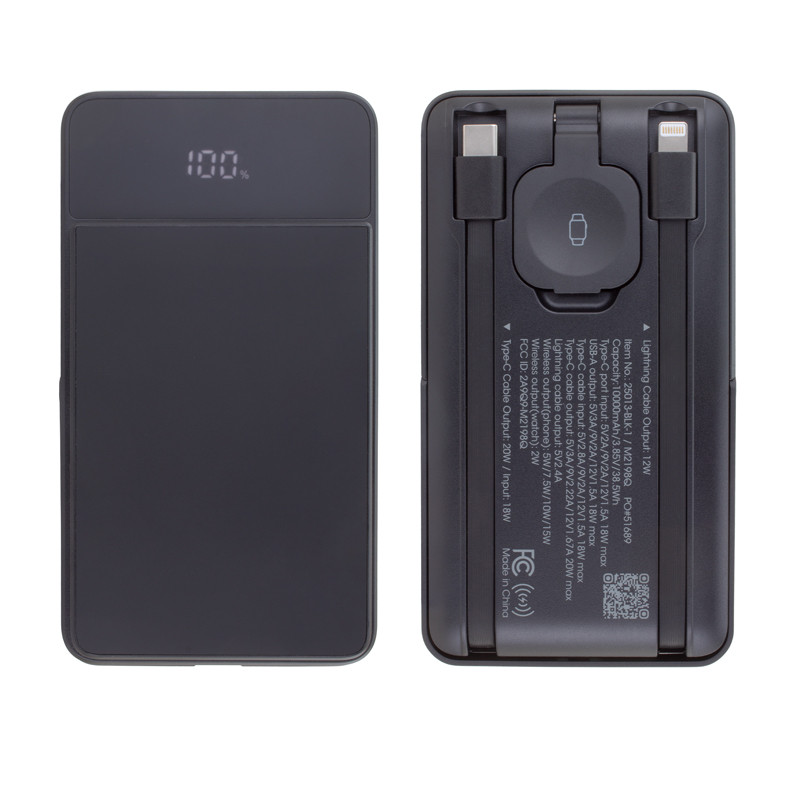 3-in-1 Mag-N-Kick™ Power Bank with Fast Watch Charger 8
