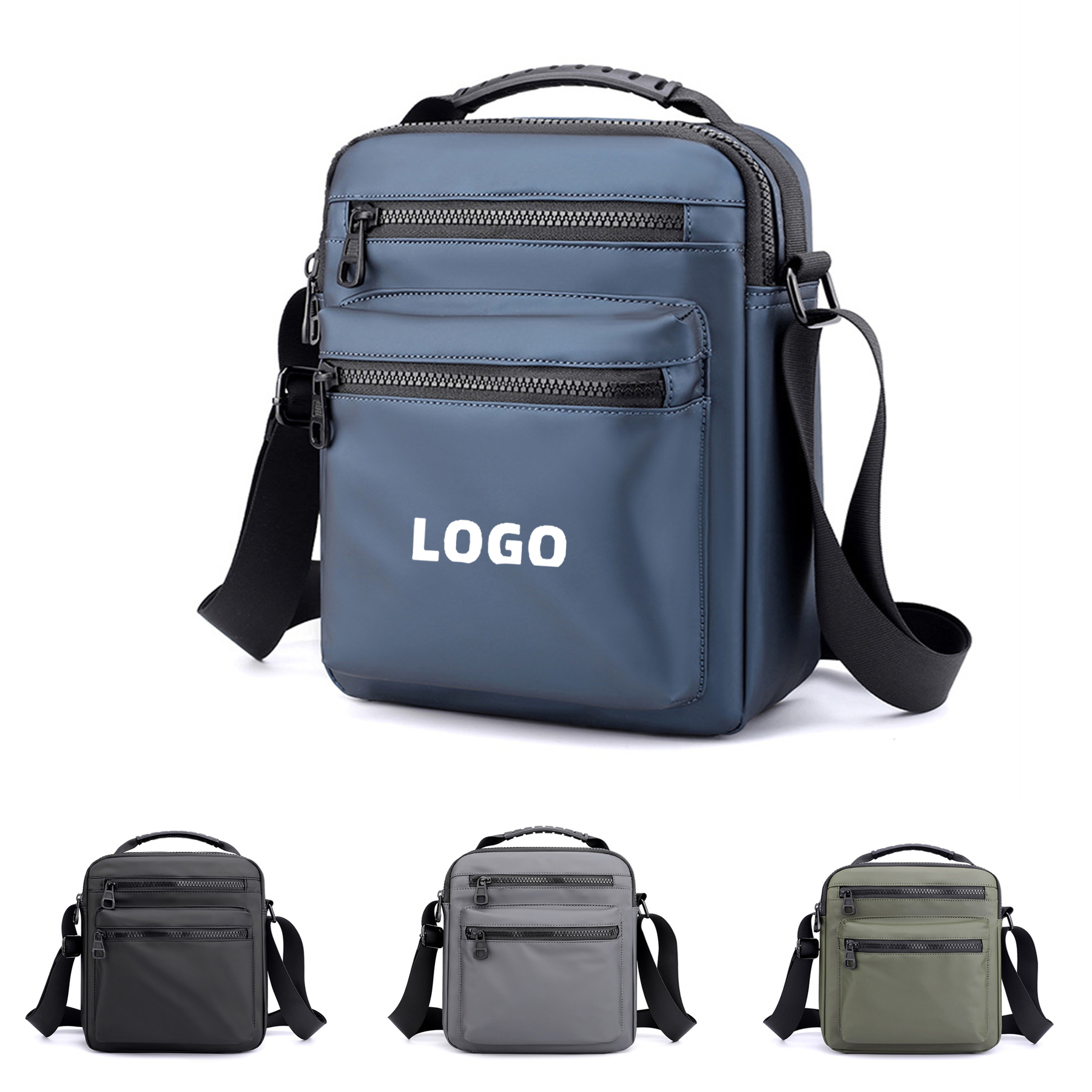 Waterproof Nylon Messenger Bag 2