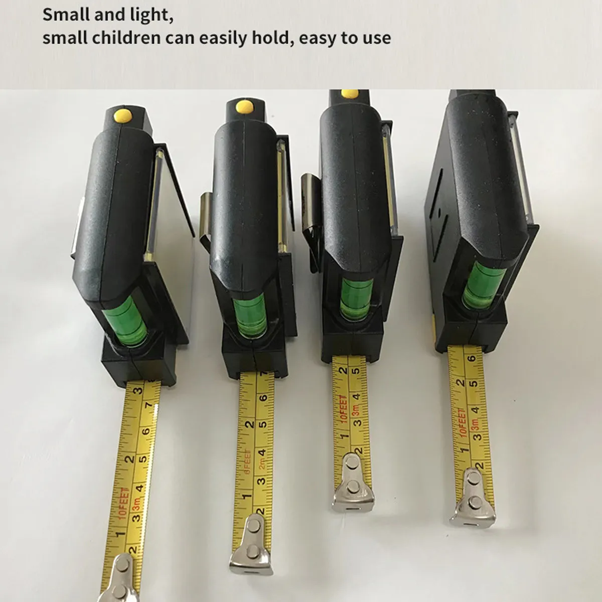 Steel Tape Measure with Spirit Level Note Memo Pad And Pen 4