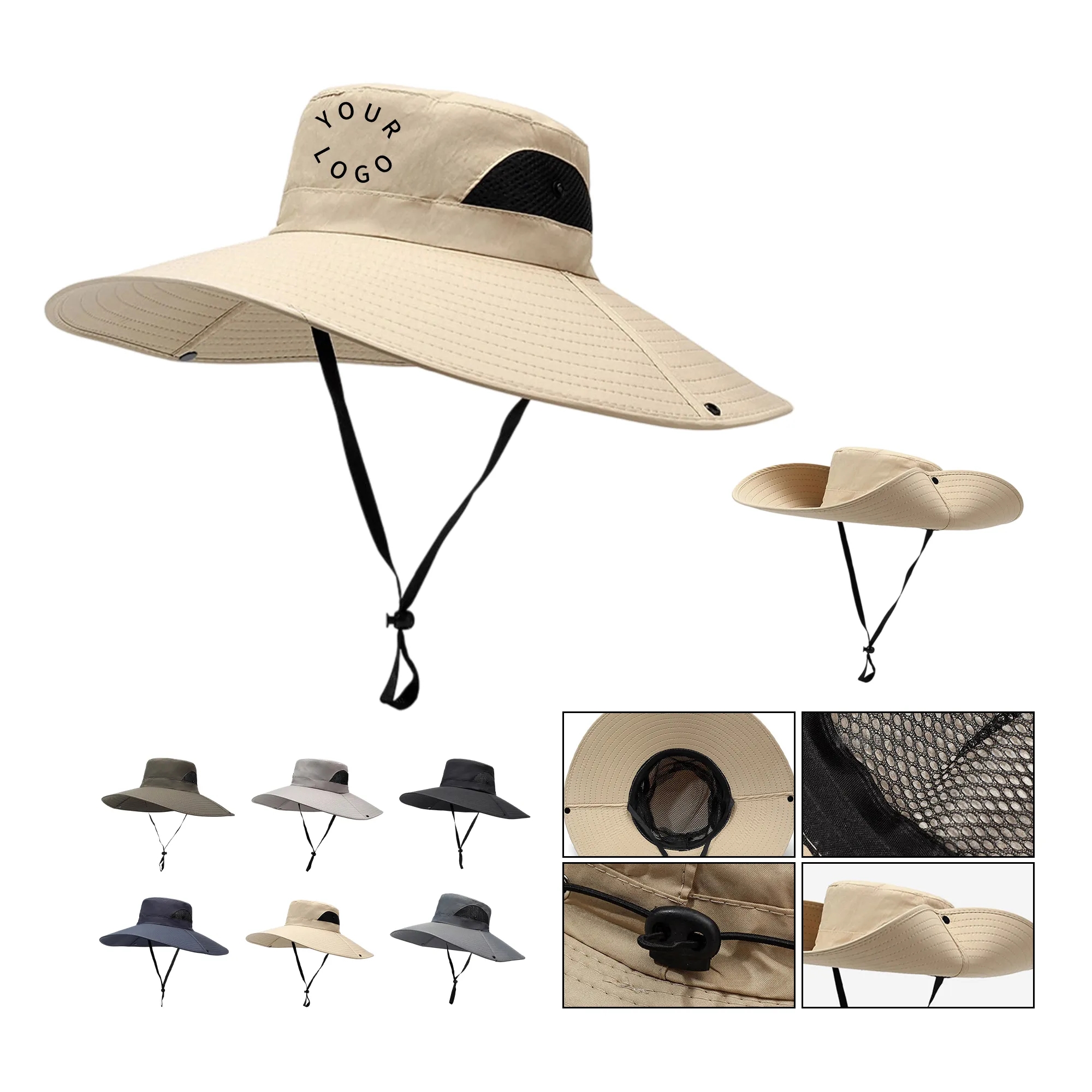 Wide-Brim Outdoor Fishing Hat 2