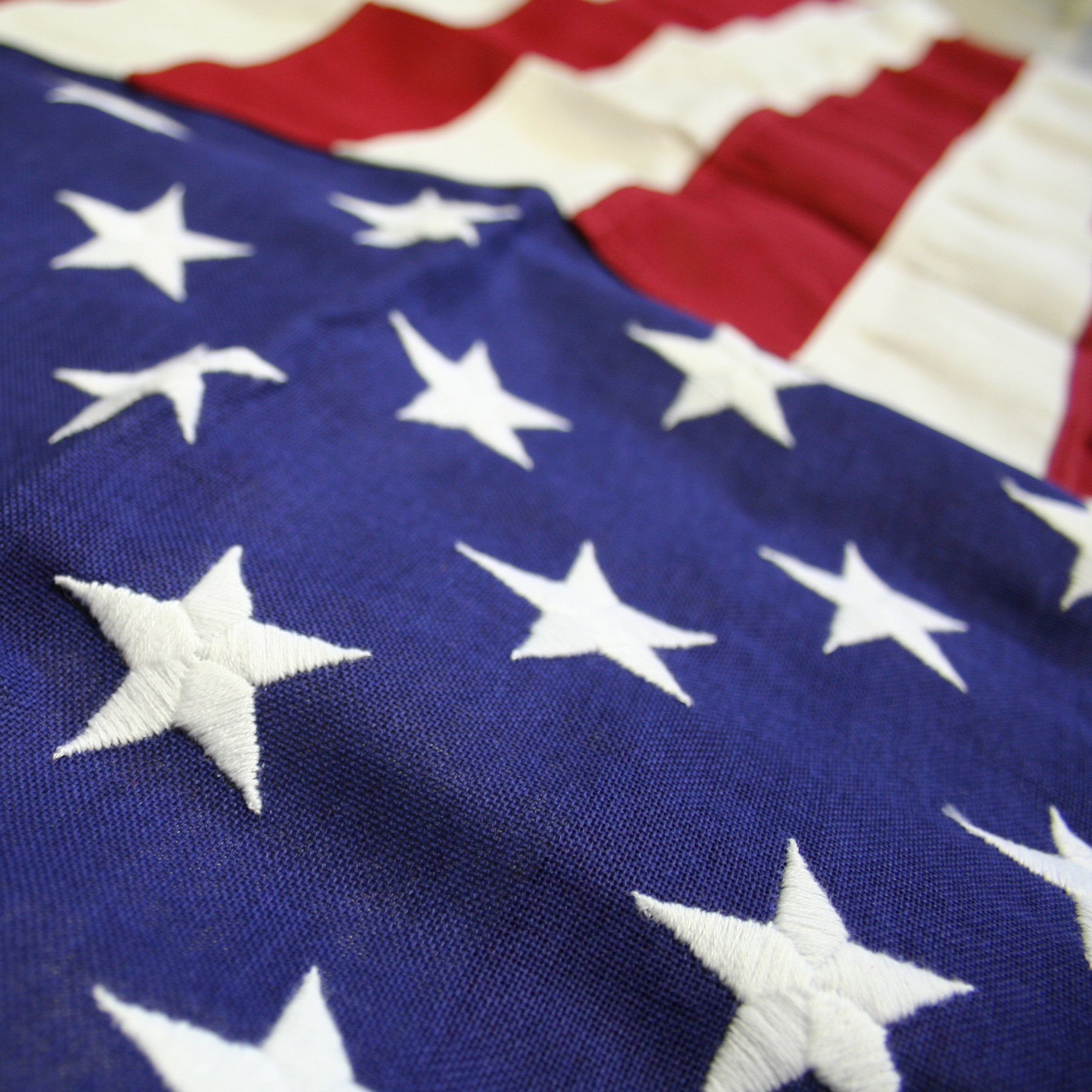 2' x 3' Cotton U.S. Flag with Heading & Grommets 2