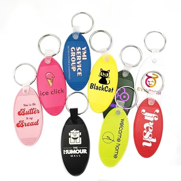 Oval Plastic Hotel Key Tags 7