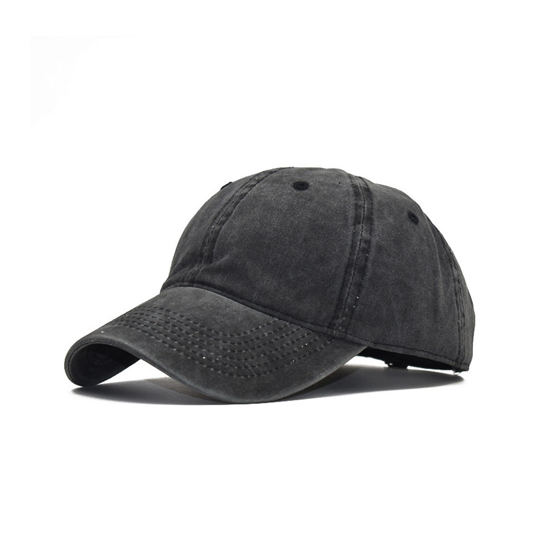 Men Women Washed Cotton Baseball Cap Adjustable Hat 14