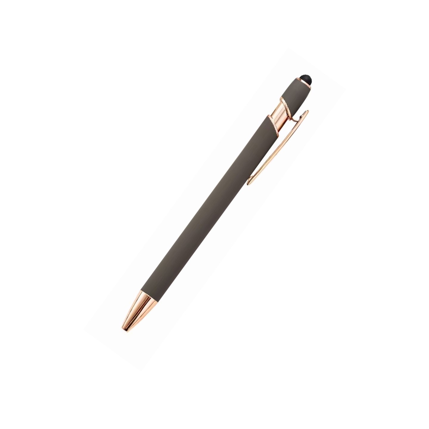 Aluminum Incline Stylus Pen with Rose Gold Accents 13