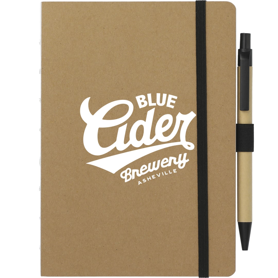 FSC® Recycled 5" x 7" Notebook and Pen Set 35
