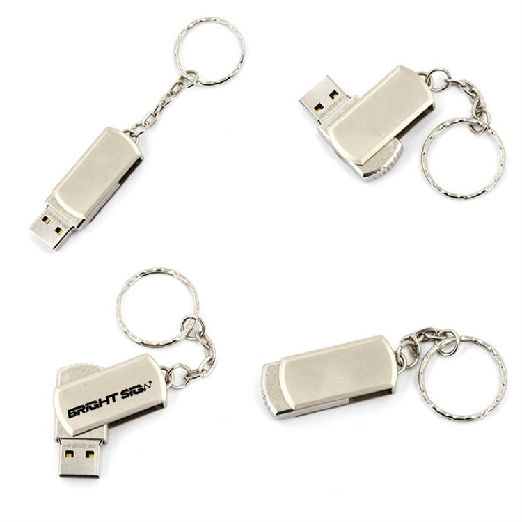 Zinc Alloy USB Flash Drive Keychain 2