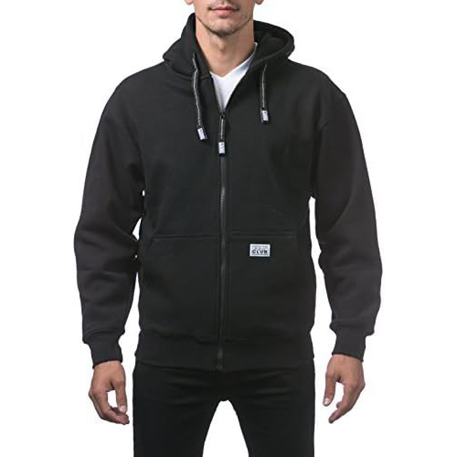 Men's Heavyweight Full Zip Fleece Hoodie, custom hoodie or sweatshirt with logo imprint 2
