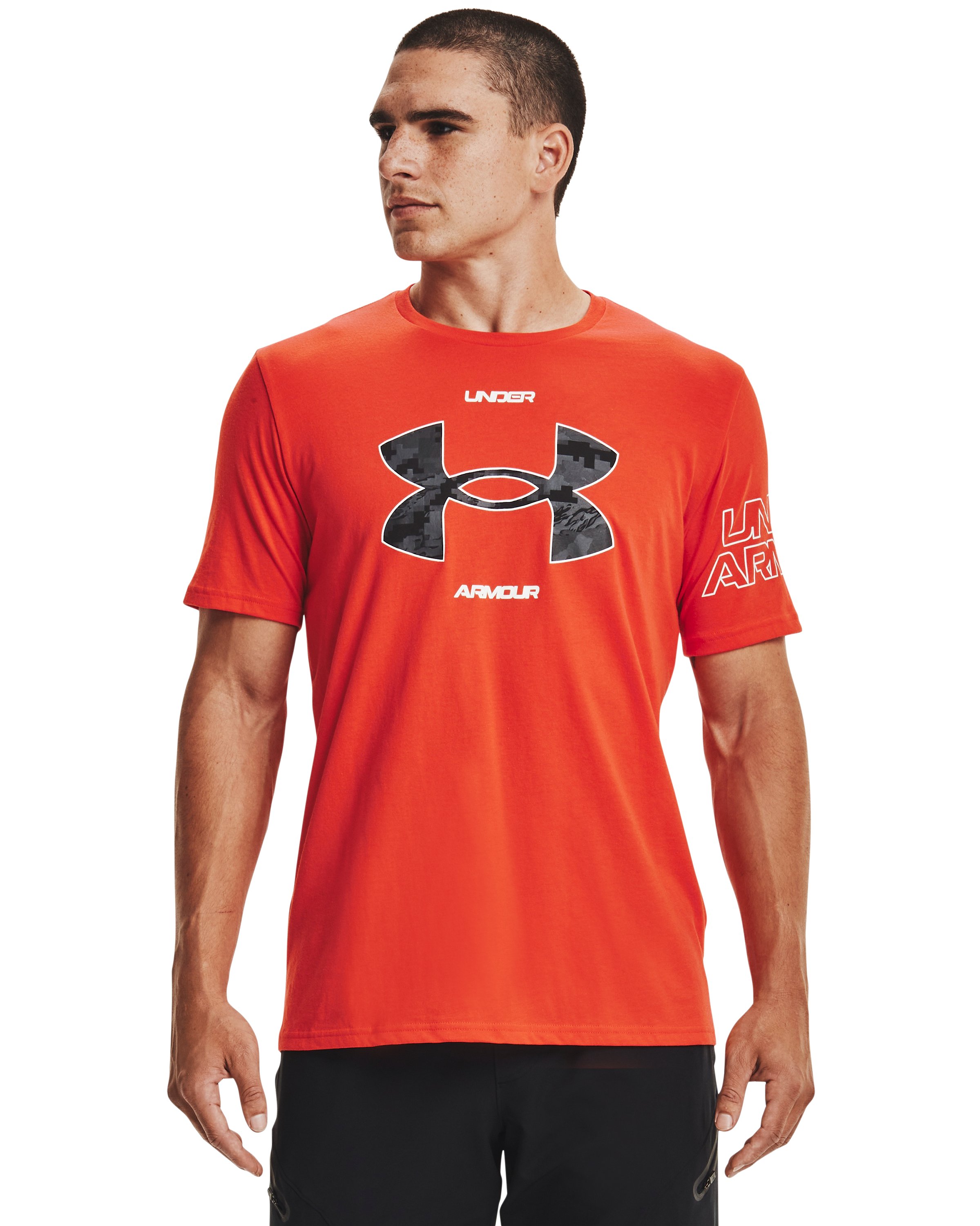 UA ABC Camo Fill Logo Men's Short Sleeve 5