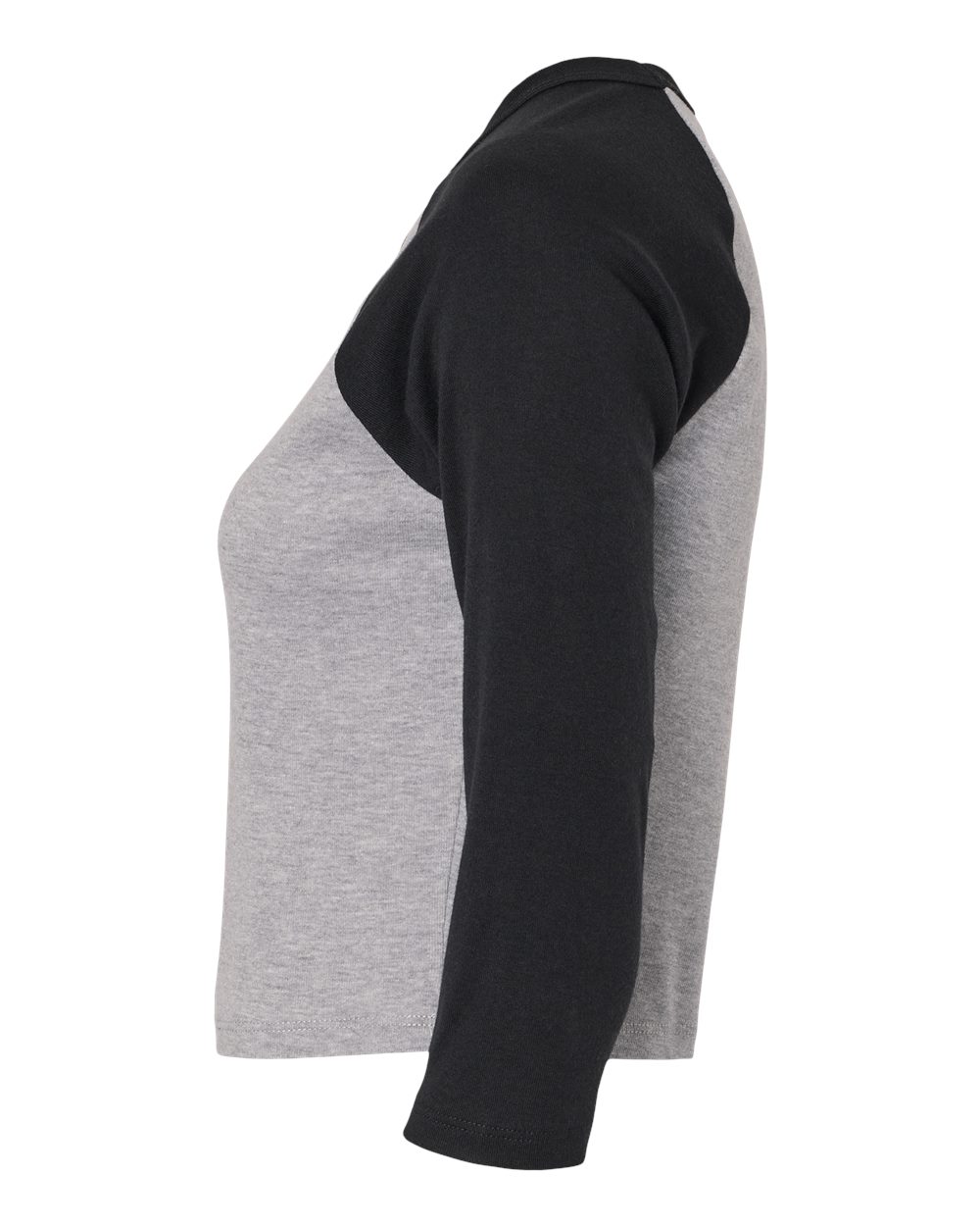 Women's Micro Rib Three-Quarter Raglan Sleeve Baby Tee - 1200 12