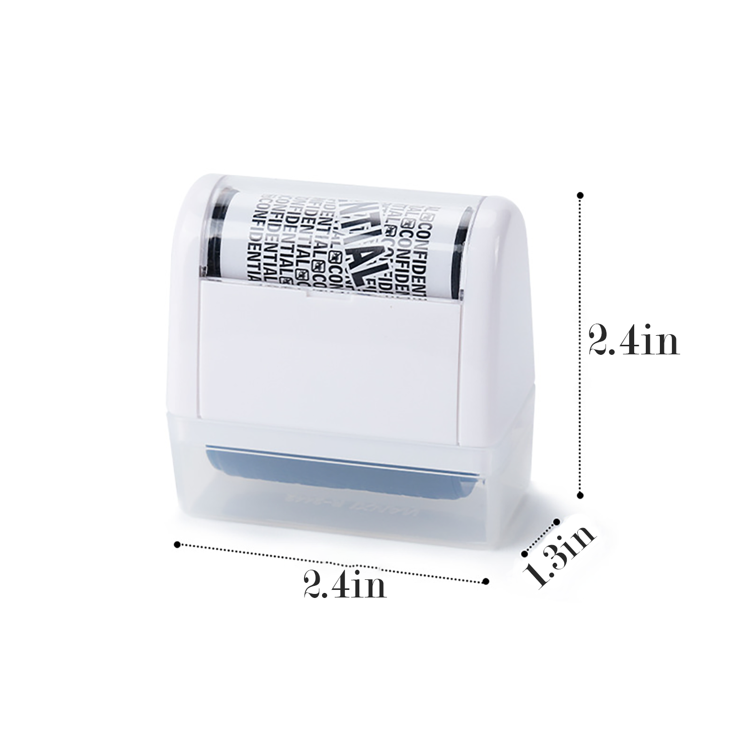 Information Encryption Privacy Stamp W/ Rolling Design 2