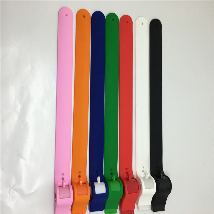 Silicone Slap Wristband Whistle 3