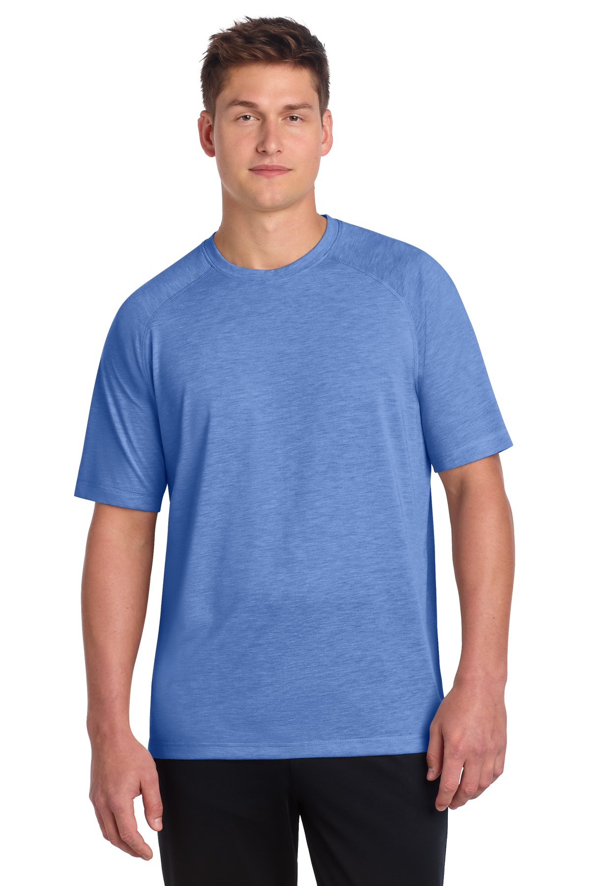 Sport-Tek PosiCharge Tri-Blend Wicking Raglan Tee. ST400 74