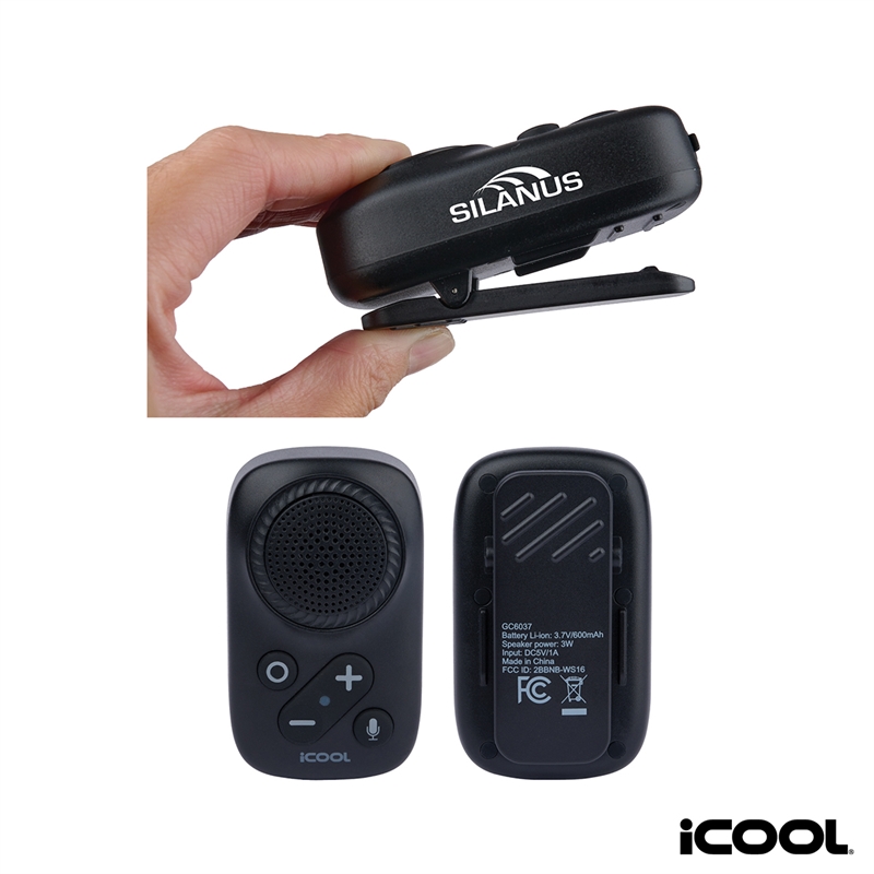 iCOOL® Ozzy IPX5 / 3W Wearable Wireless Speaker