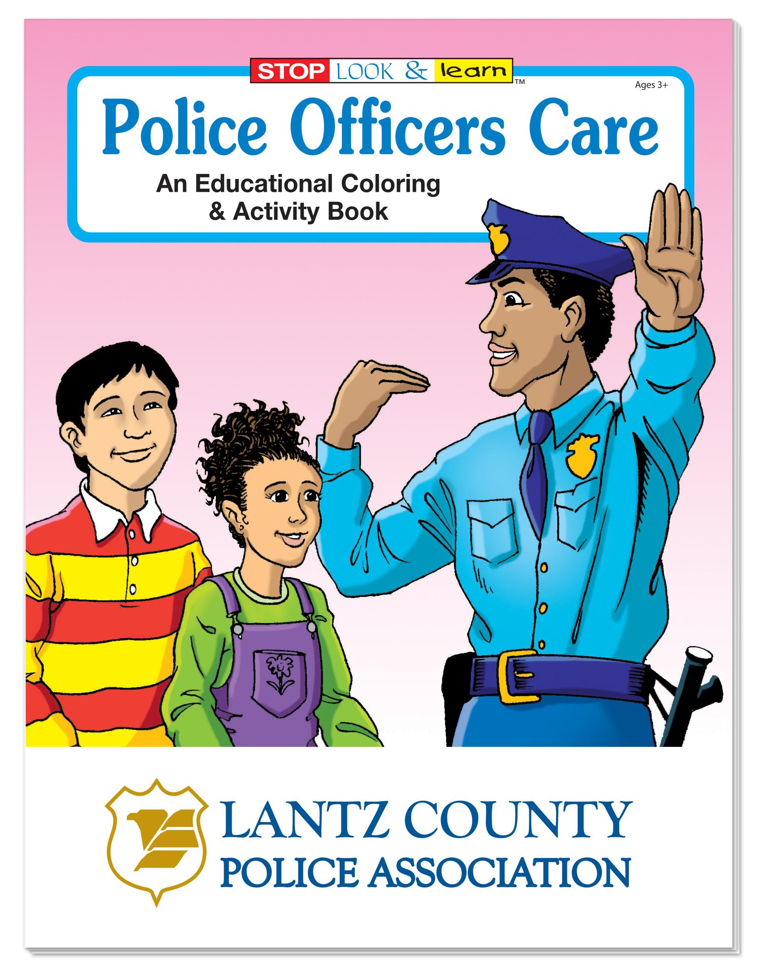 Coloring Book: Police Officers Care 4