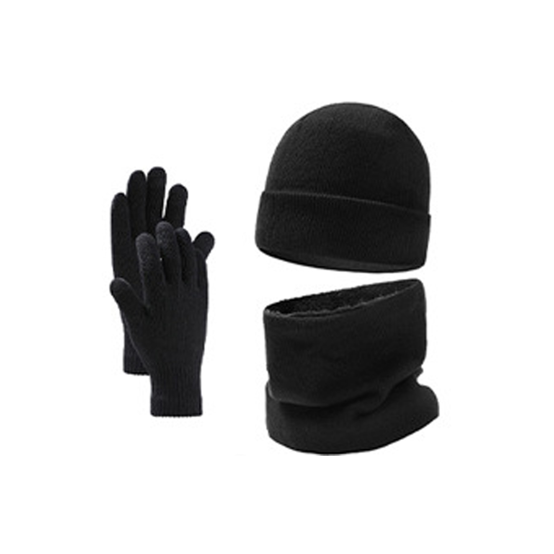 Winter Hat Scarf Gloves Set 6