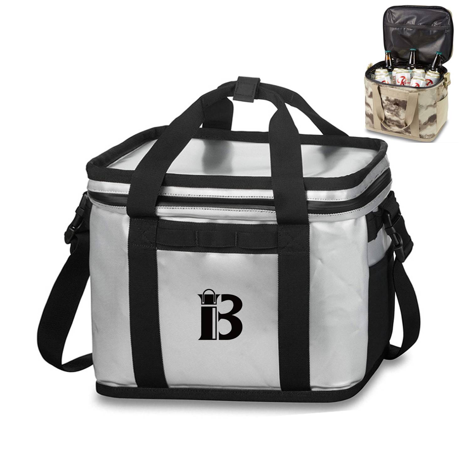 Camping and picnic cooler insulated bag