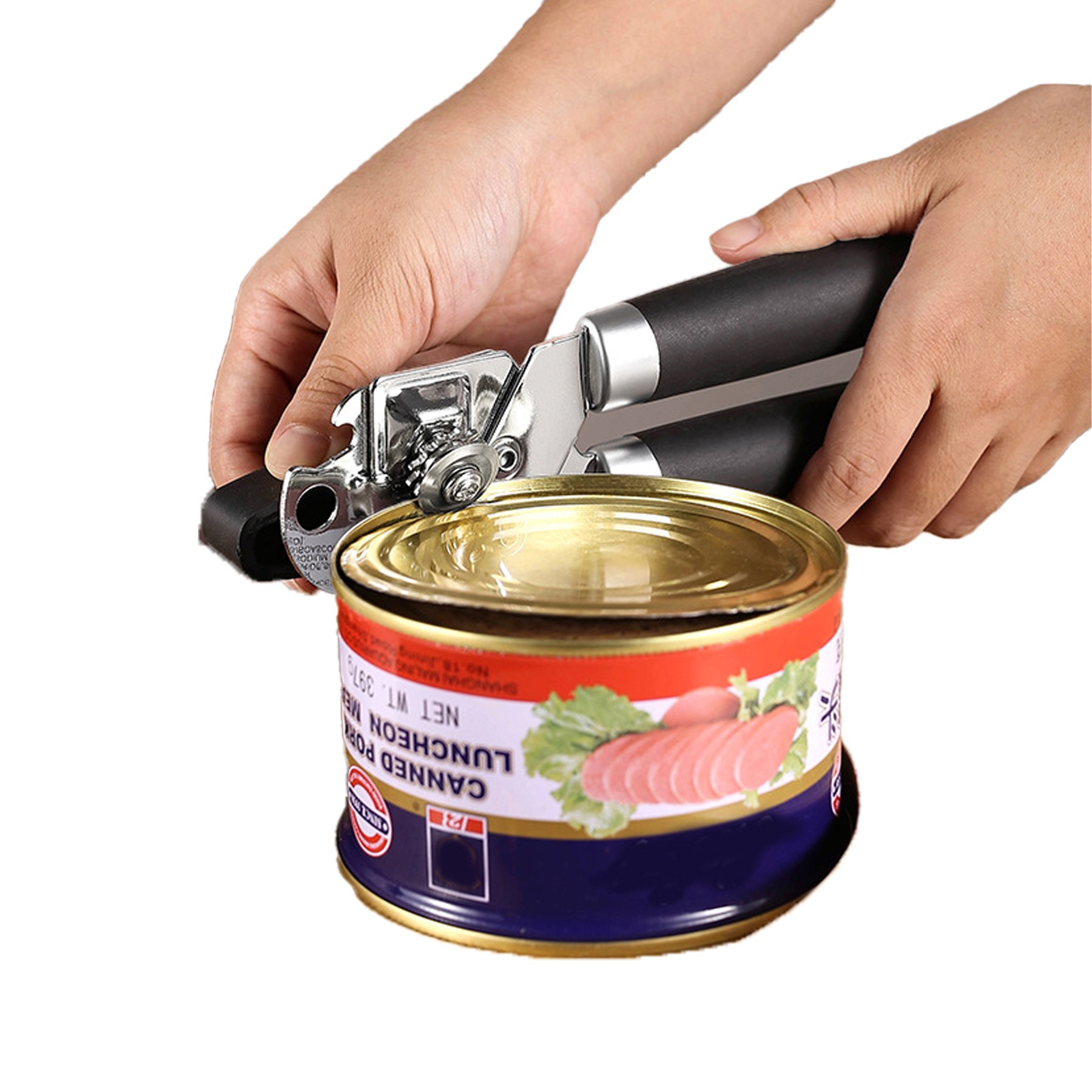 3-In-1 Handheld Powerful Stainless Steel Can Opener 4