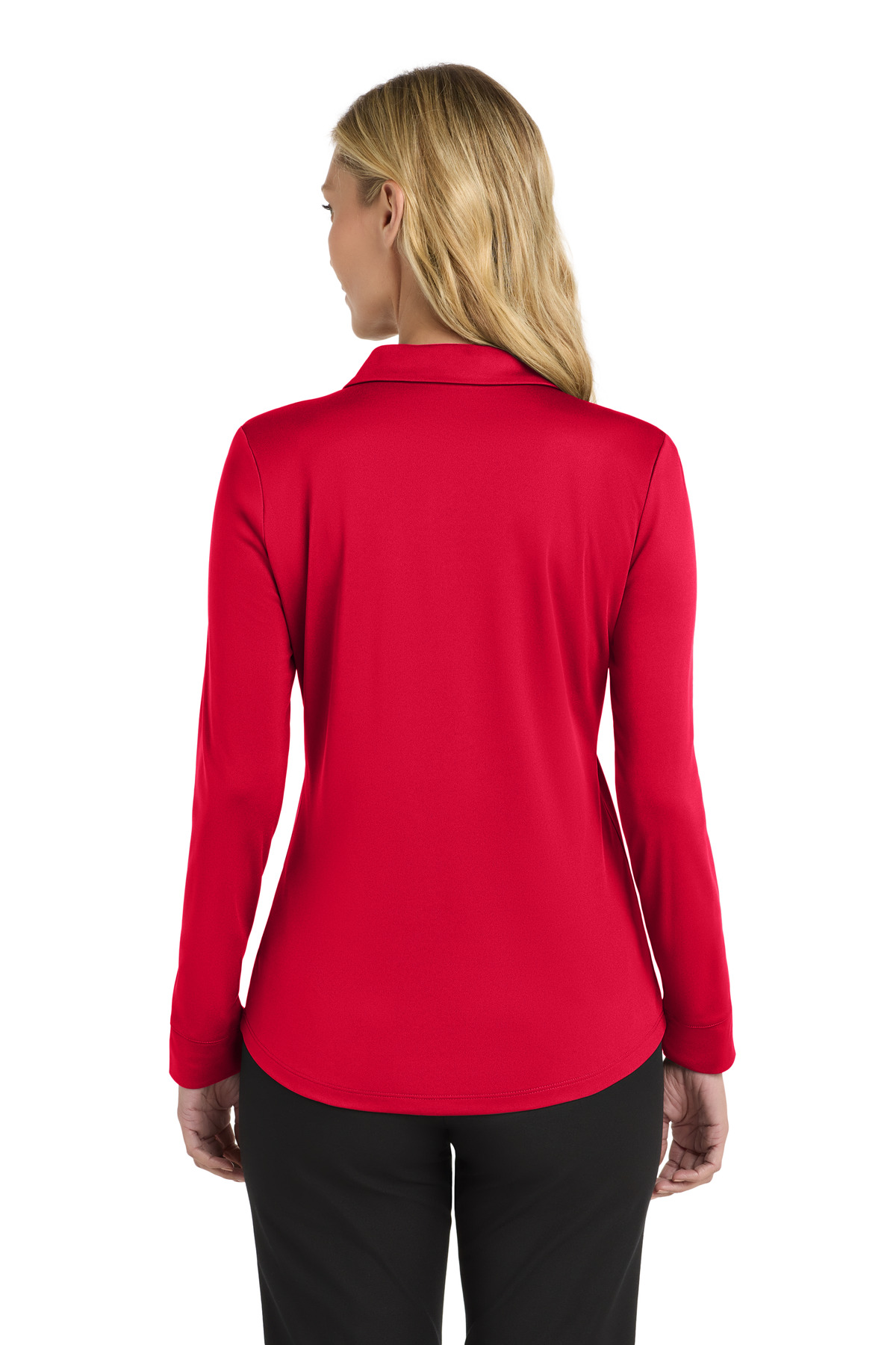 Port Authority Women's Silk Touch Performance Long Sleeve Polo. L540LS 14