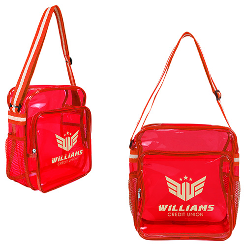 Diamond Clear TPU Messenger Bag 22