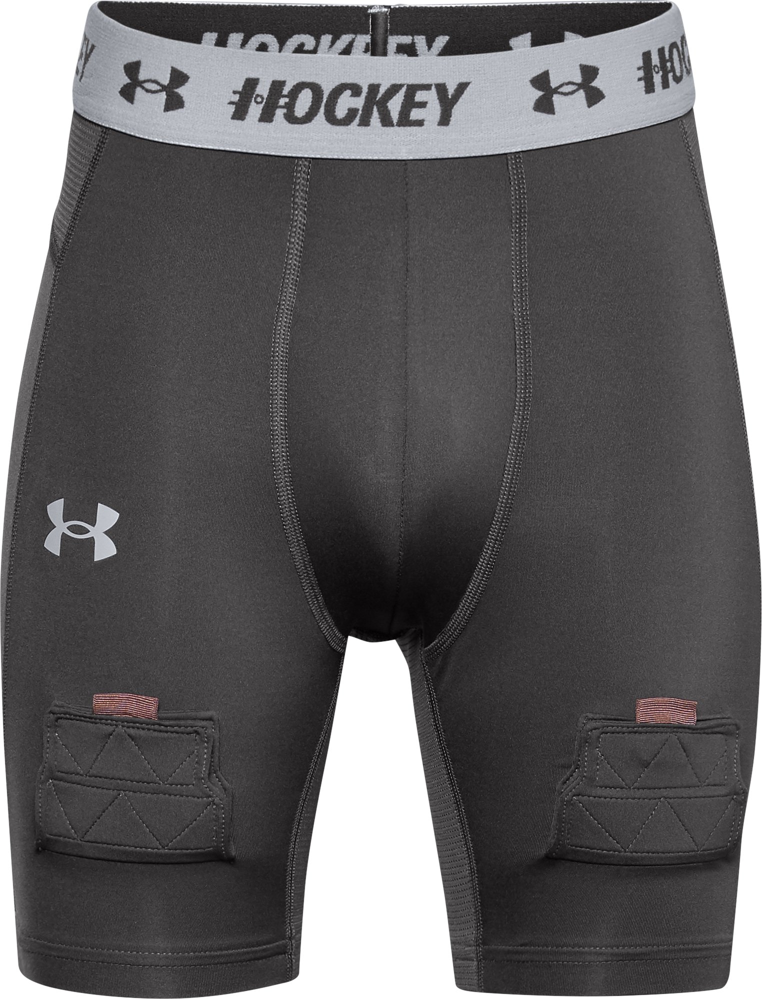 Boys' UA Hockey Fitted Shorts 2