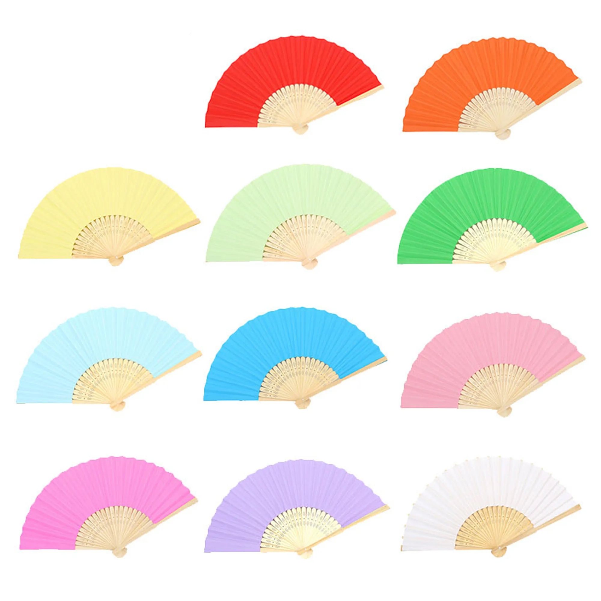 Customizable Handmade Folding Fan 1