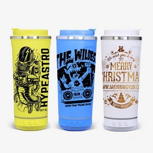 17oz Vacuum Insulated Bluetooth Speaker Tumblers 6