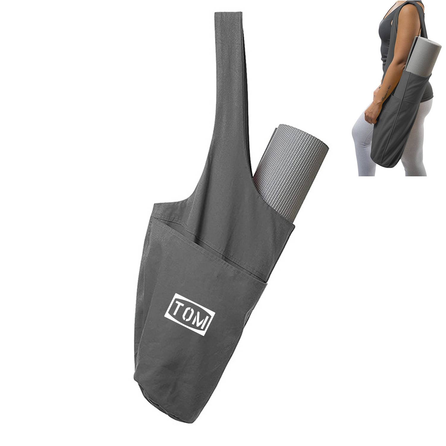 Large Capacity Single Shoulder Diagonal Yoga Mat Storage Bag 3