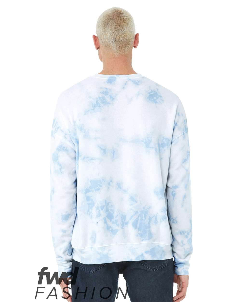 Unisex FWD Fashion Tie-Dyed Crewneck Sweatshirt - 3945RD 3