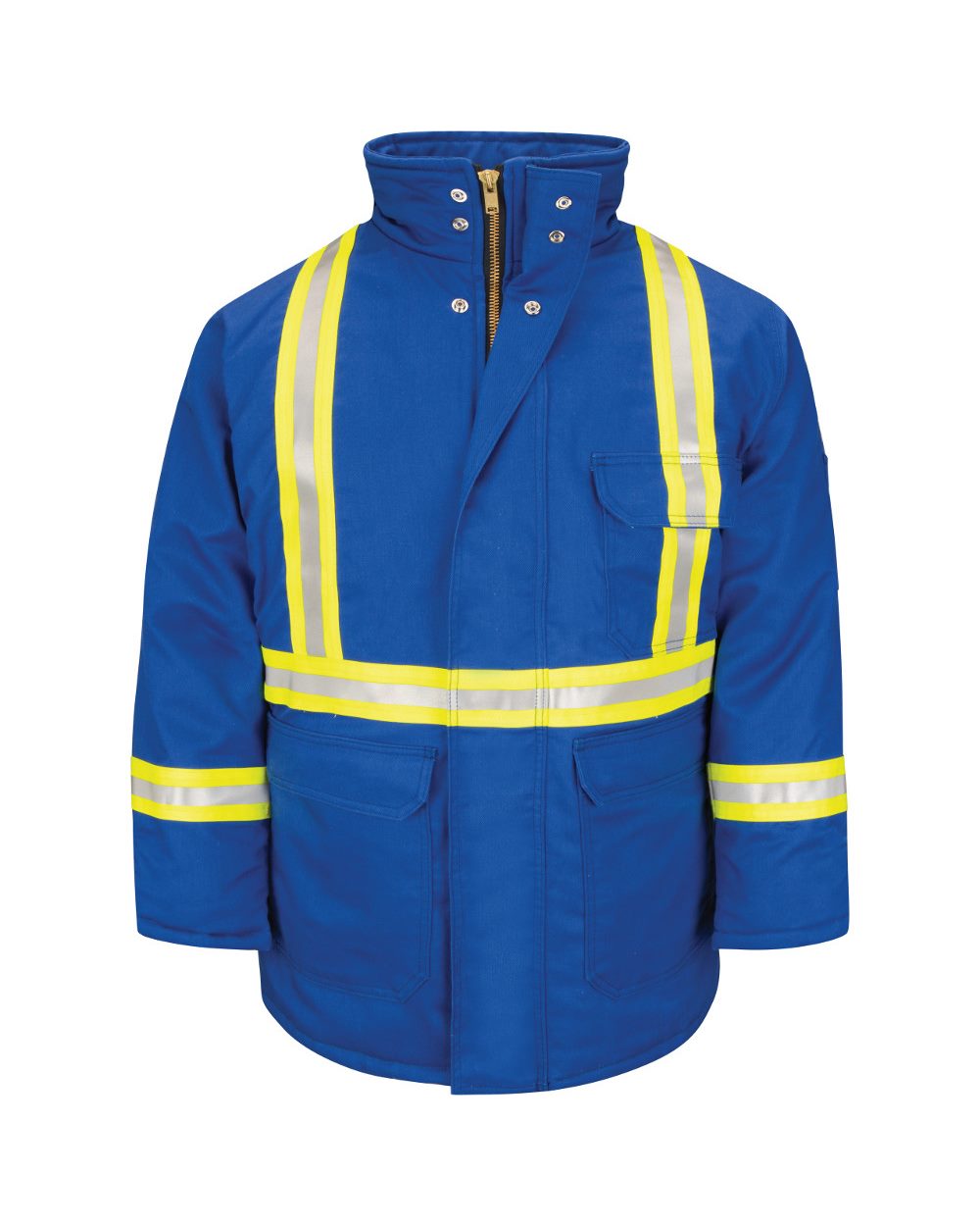 Men's Deluxe Parka With Reflective Trim - EXCEL FR® ComforTouch - JLPC 8