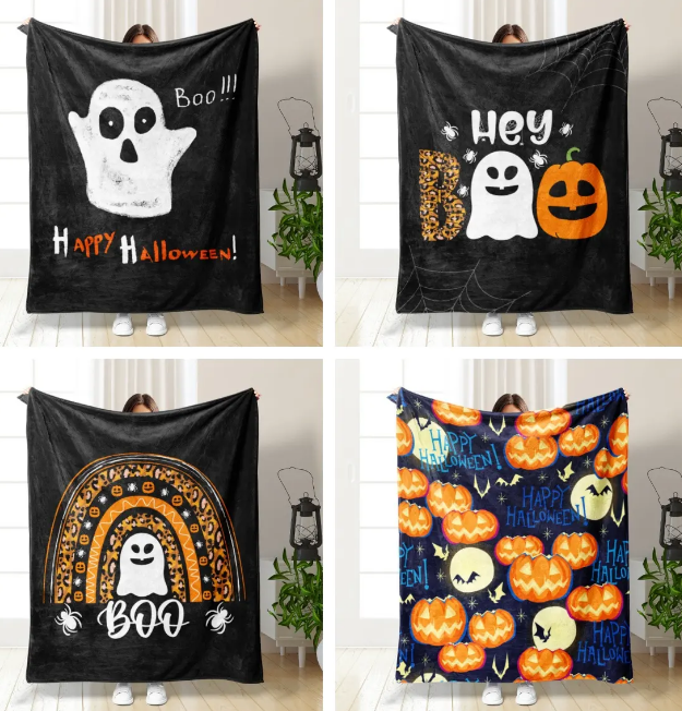 Halloween Flannel Blanket 3