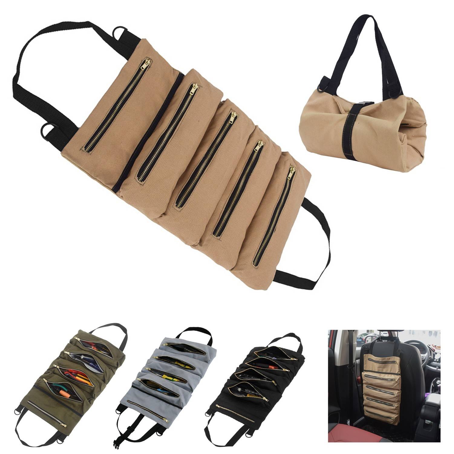 Portable Car Backrest Tool Storage Bag 3