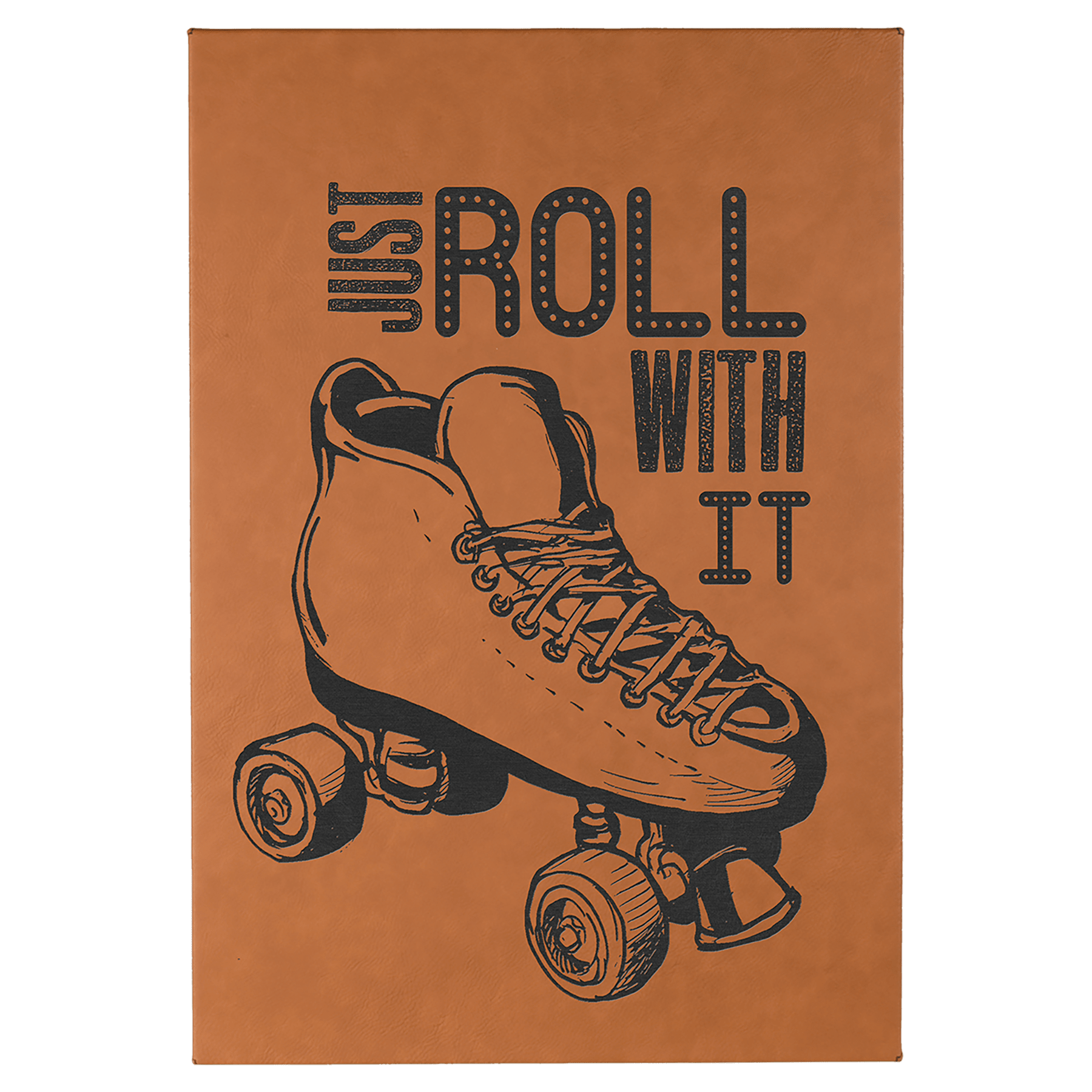 12" x 18" Rawhide Leatherette Wall Decor with Sawtooth Hanger 1