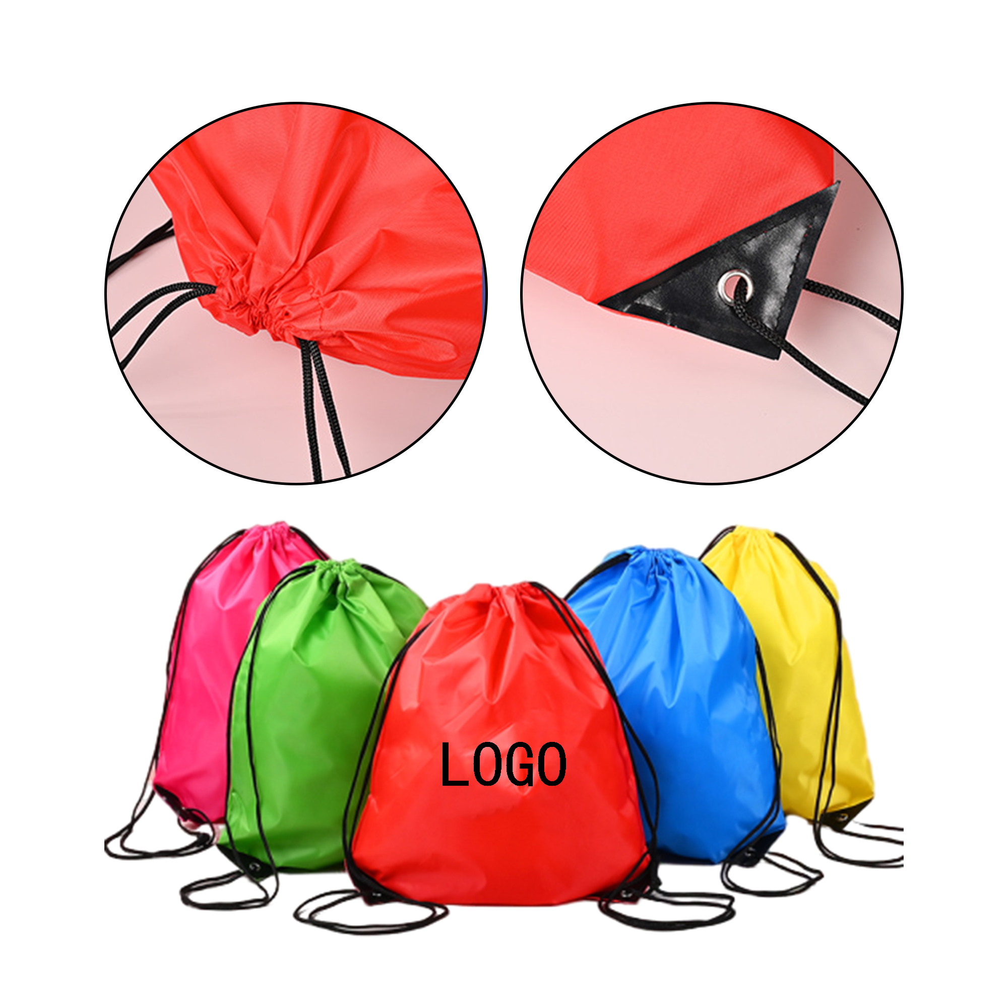 Polyester Portable Drawstring Storage Bag 2
