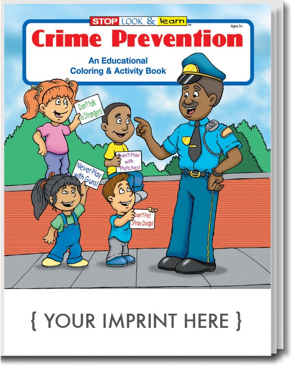 COLORING BOOK - Crime Prevention Coloring & Activity Book 4