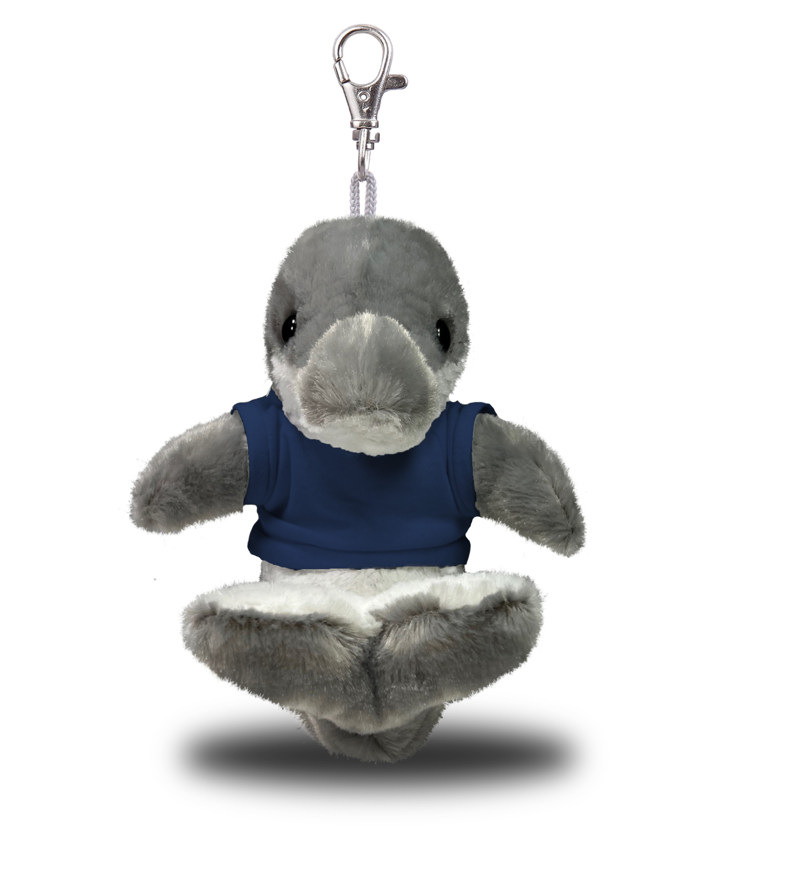Plush Dolphin Keychain with T-Shirt 11