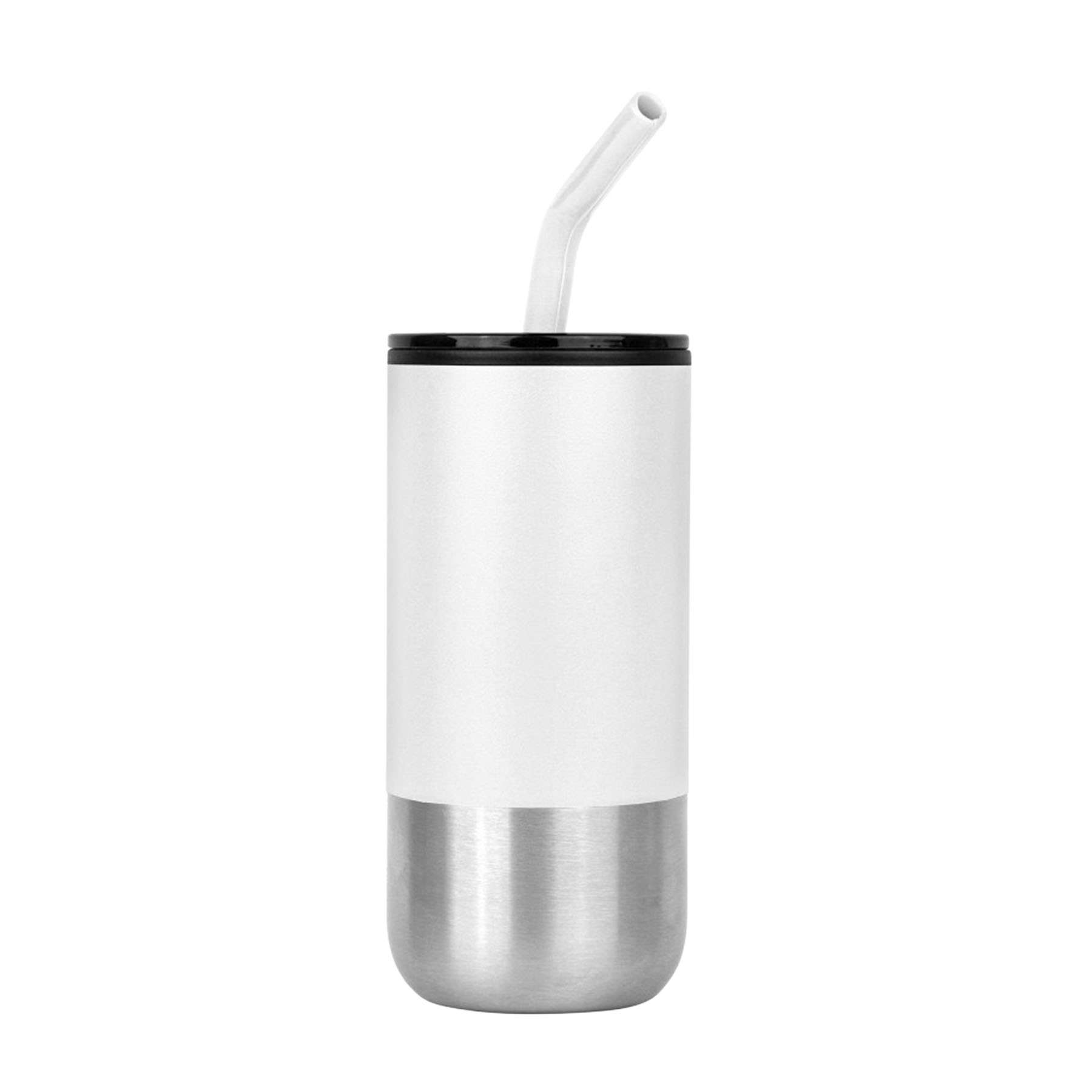 18 oz. Double Wall Color Body Tumbler w/Straw and Lid 7
