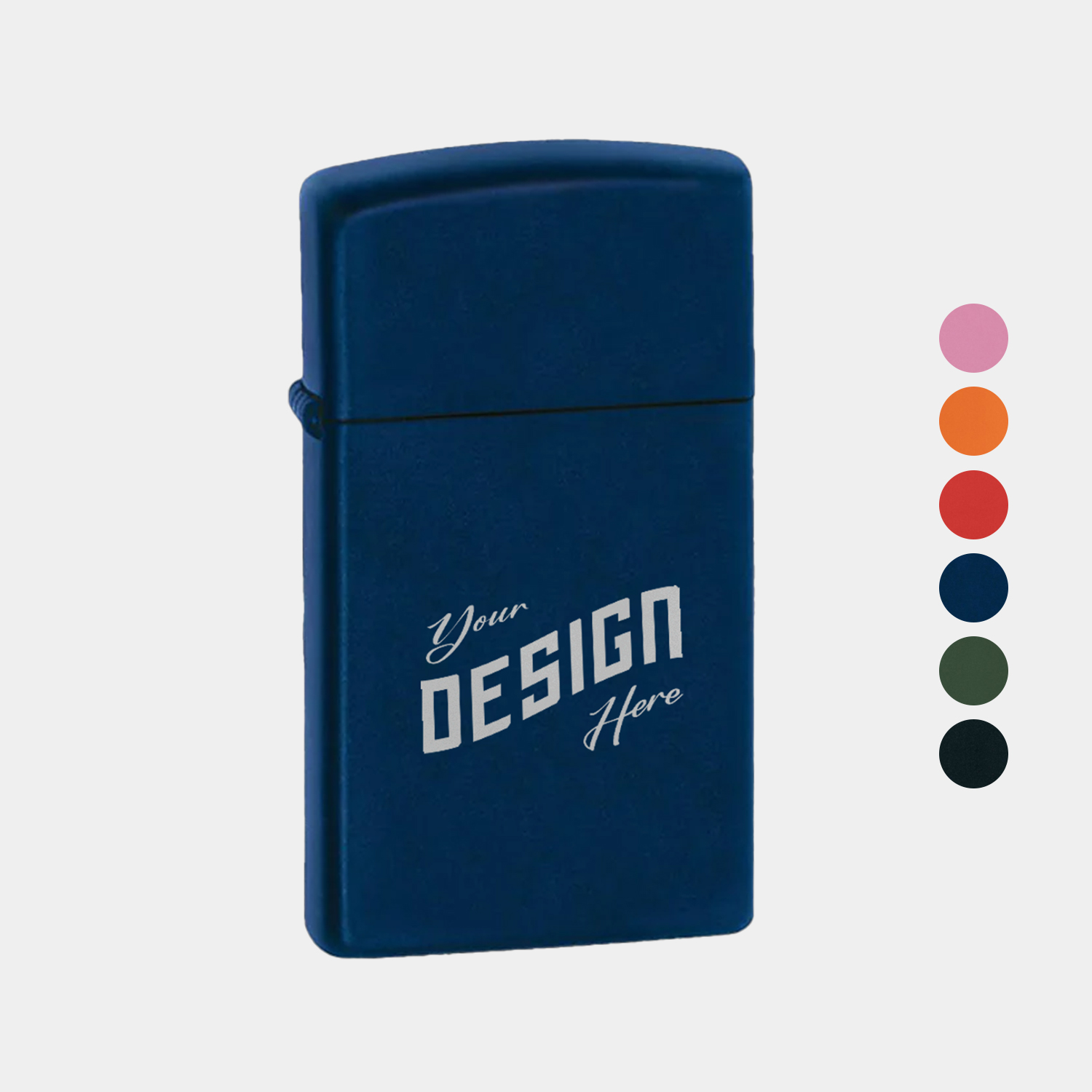 Zippo® USA-Made Slim Matte Color Windproof Lighter 3