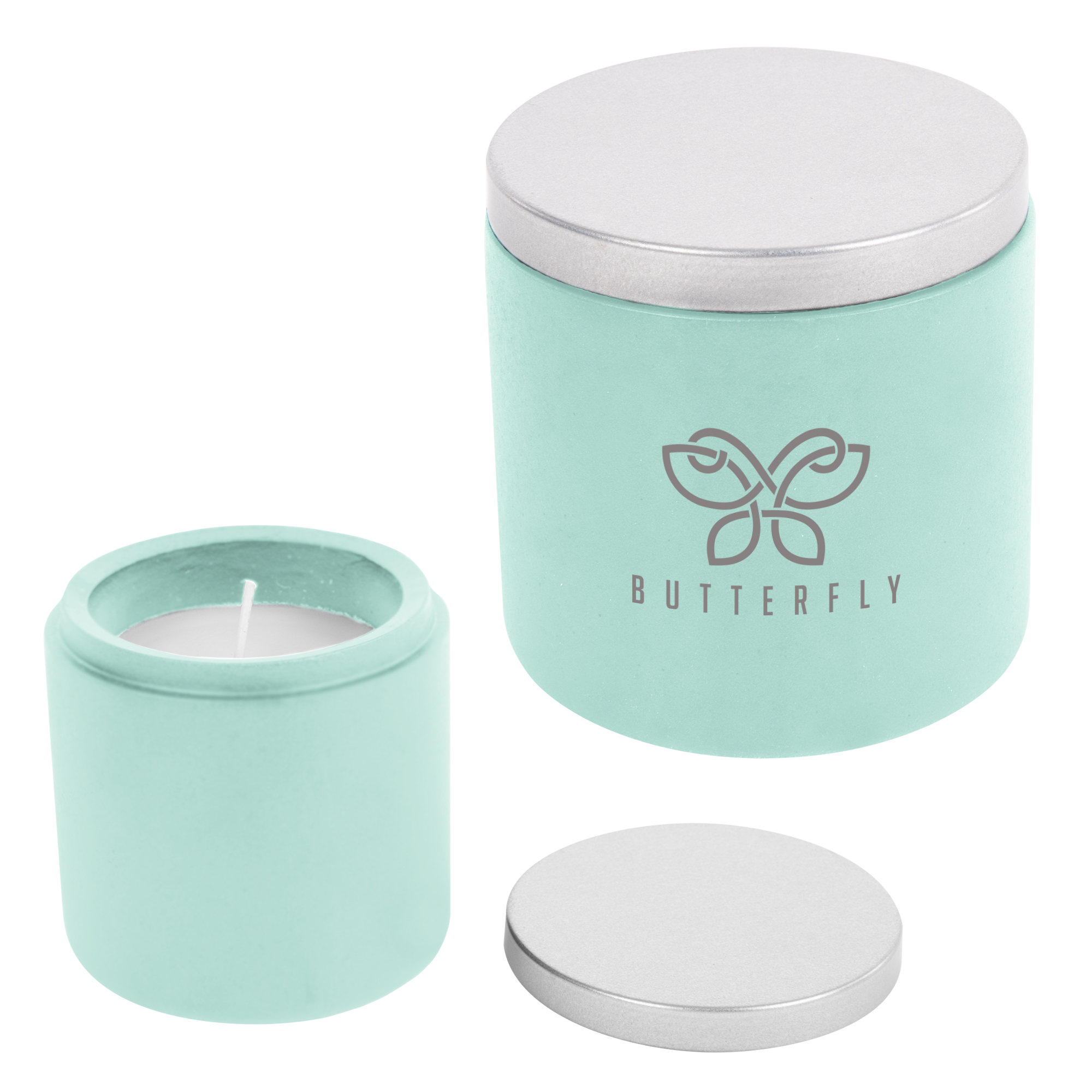 Cali Clay Cement Candle 3