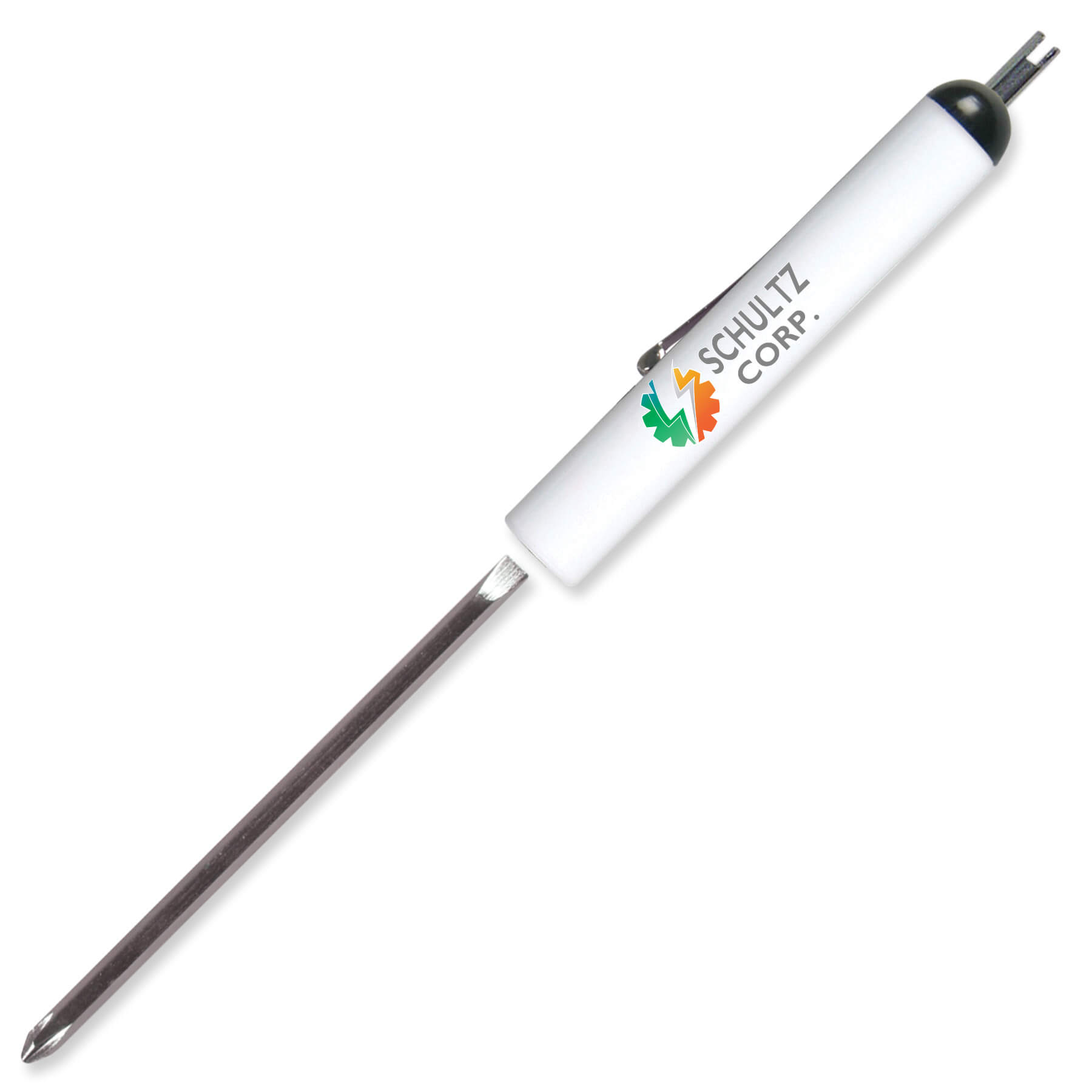 Pocket Screwdriver Reversible Flat Blade + Valve Stem Top 8