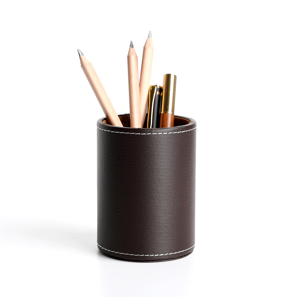 Leather Round Pen Holder 7