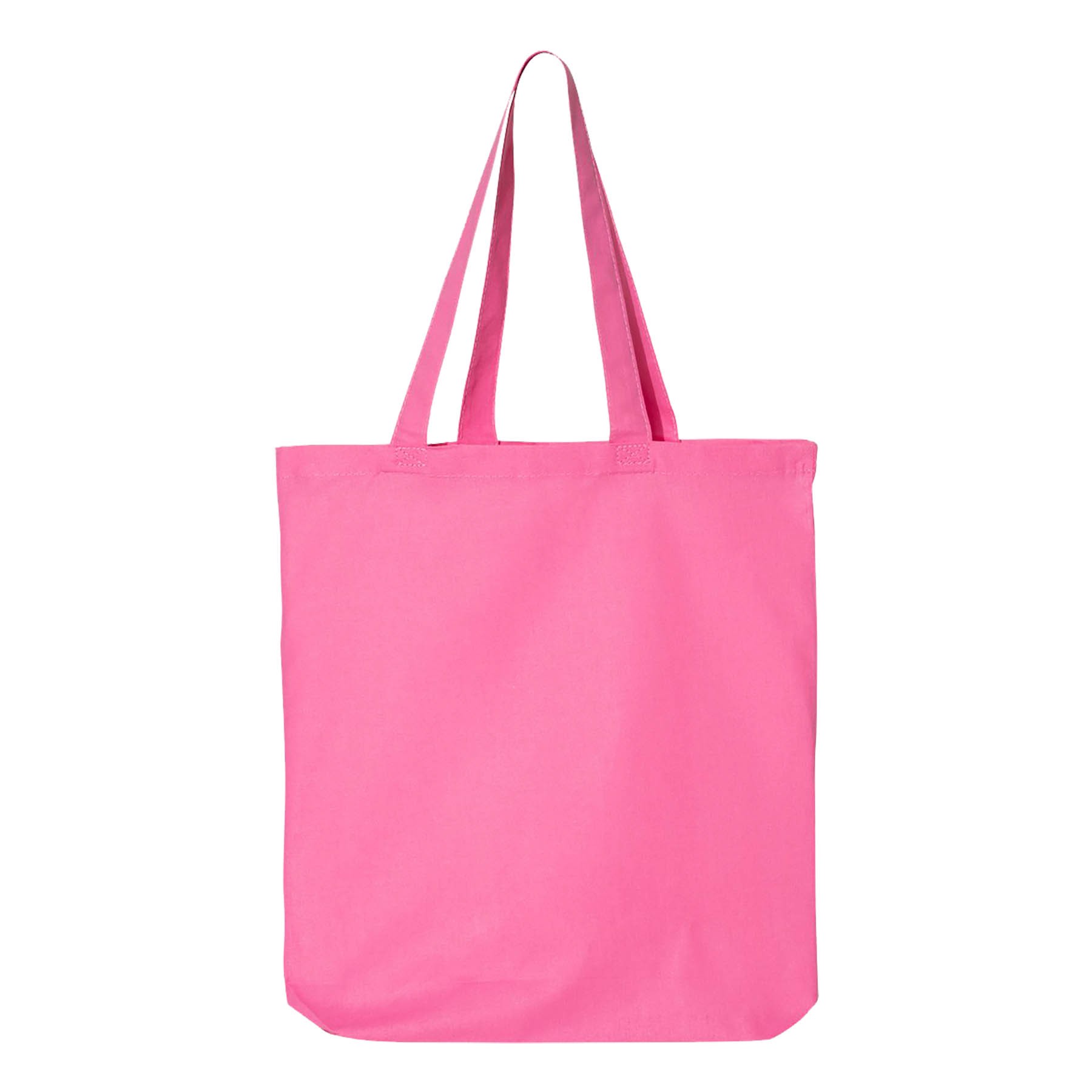 6 oz. 100% Cotton Canvas Tote Bag w/Bottom Gusset 7