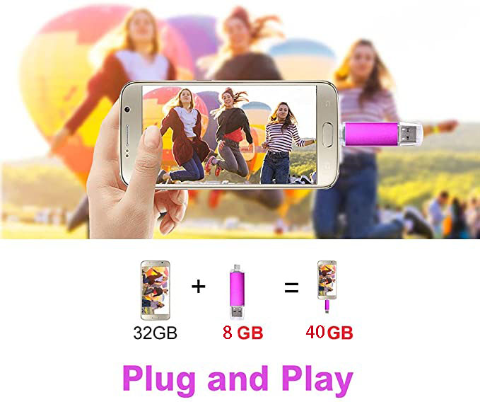 Micro USB 2.0 Flash Drive 8GB Memory Stick for Android Smart Phone 10