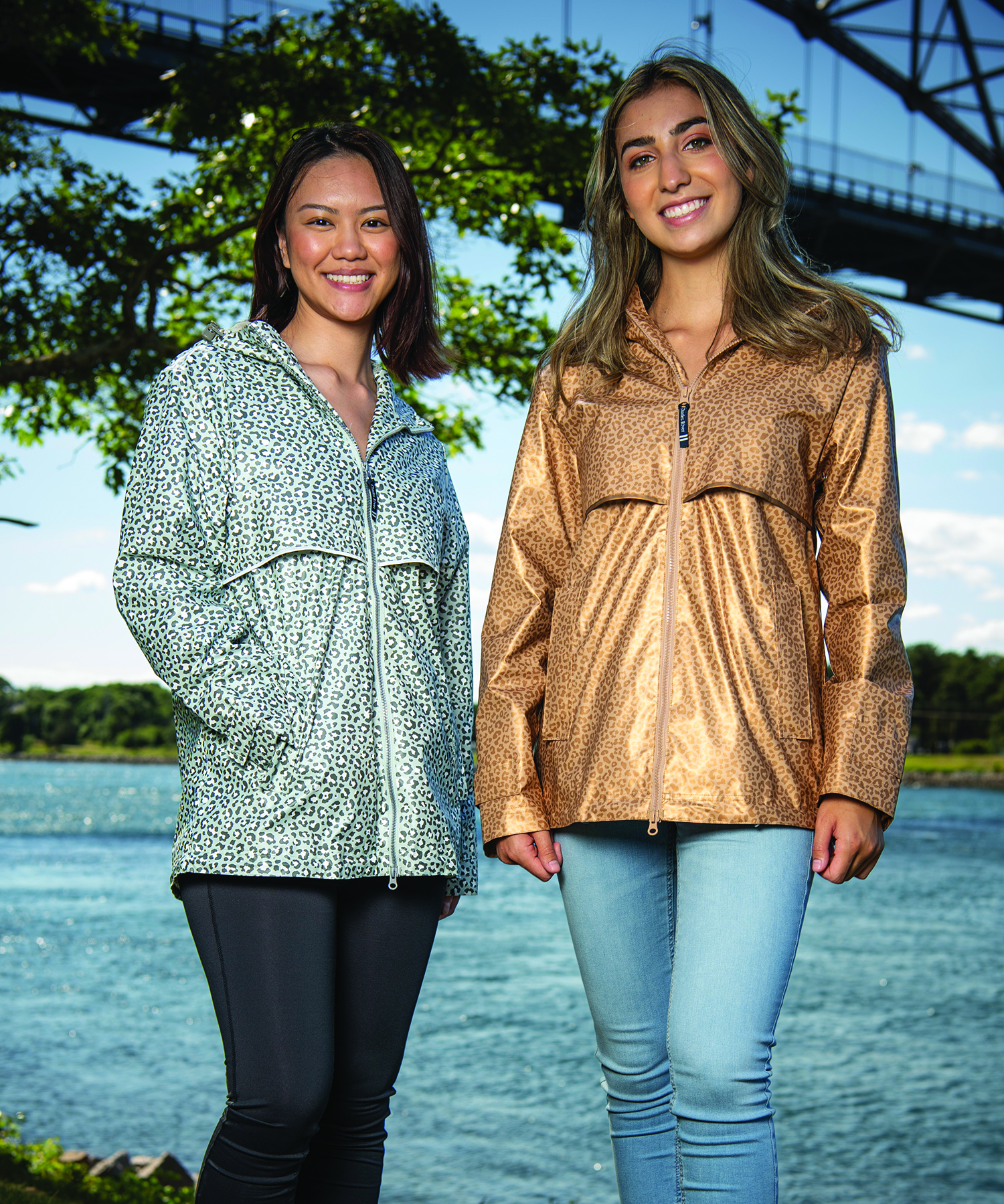 Women's Animal Print New Englander Rain Jacket