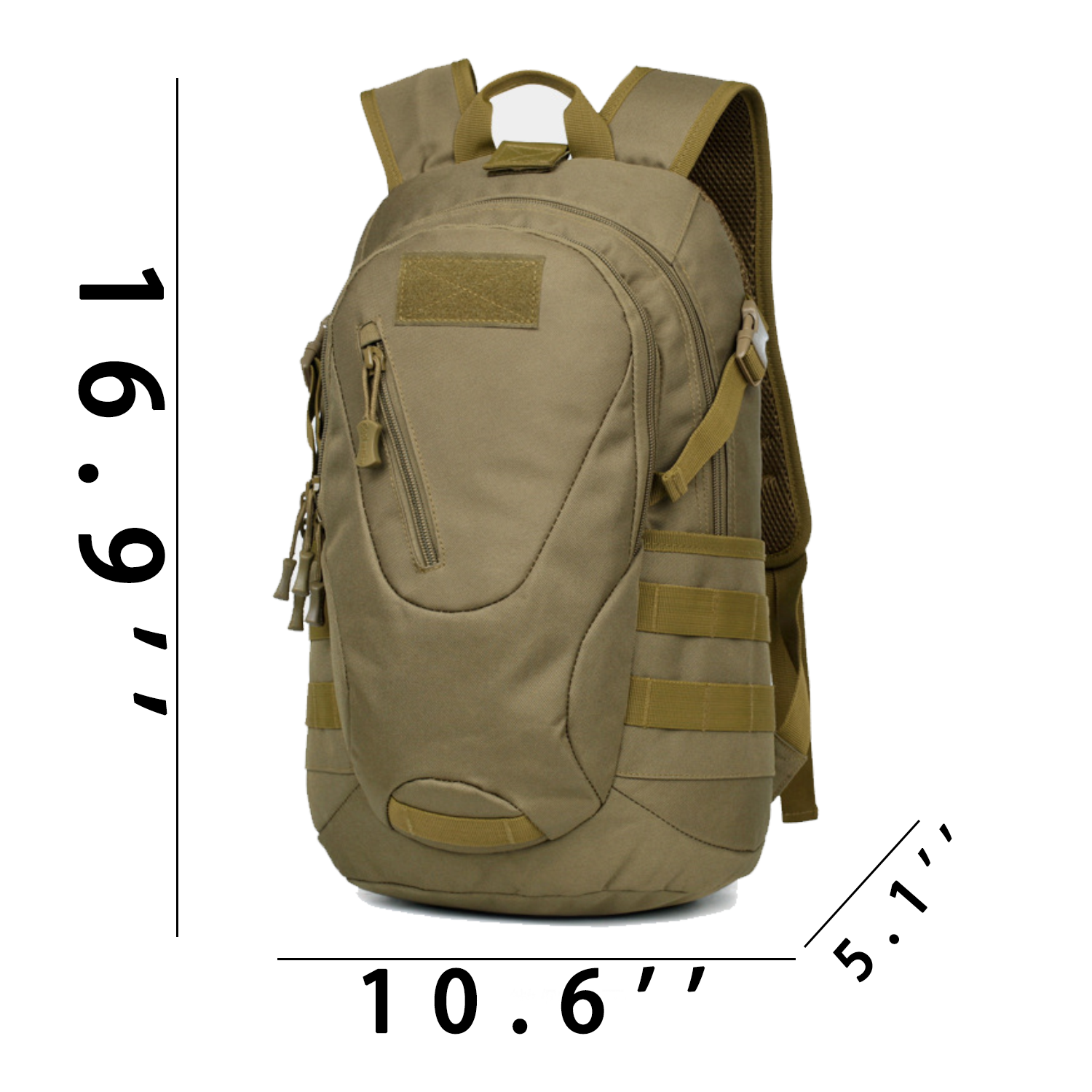 Waterproof Polyester Tactical Camouflage Backpack 9