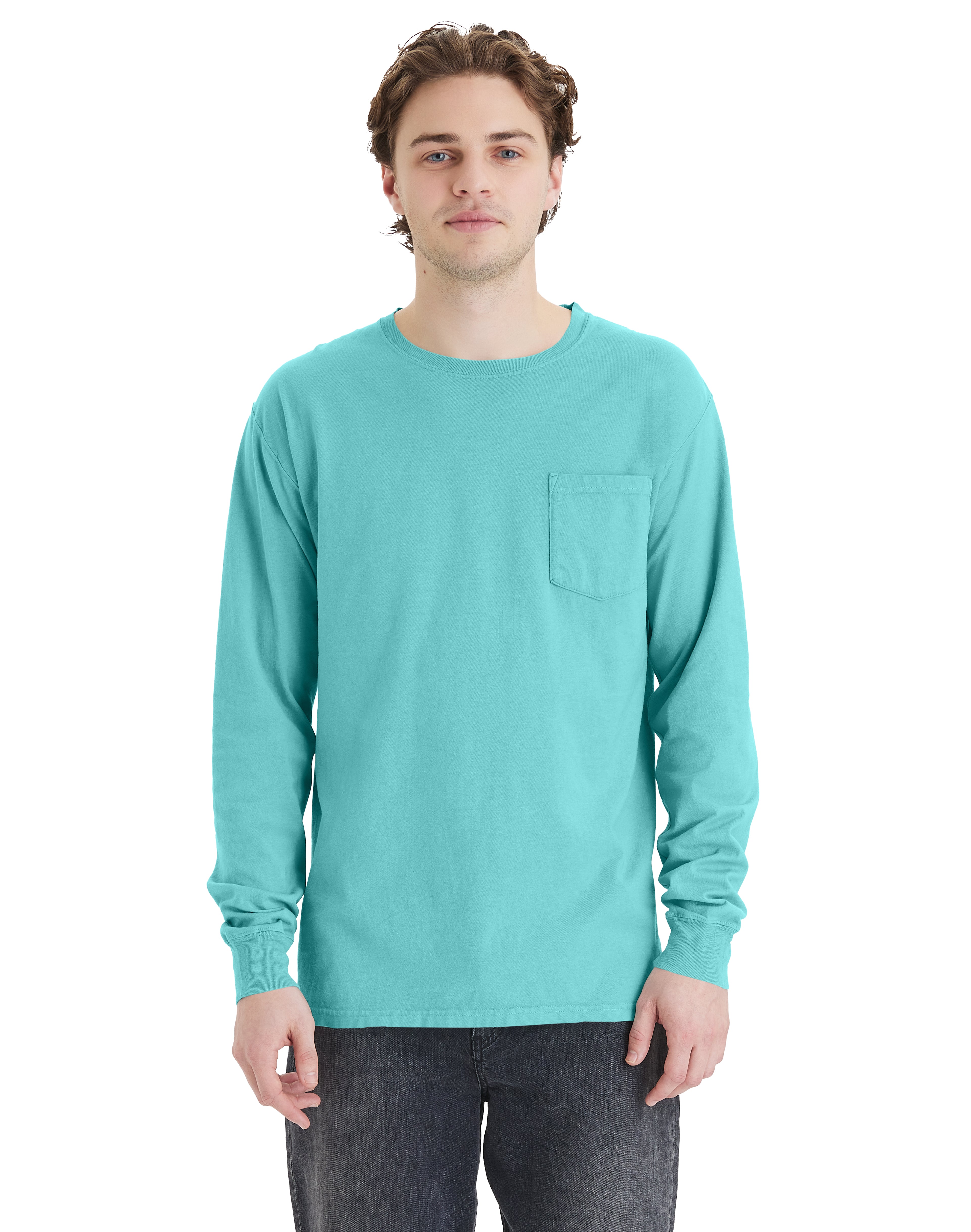 ComfortWash Long Sleeve Pocket T-Shirt 7