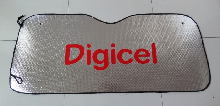 Aluminium Foil Foldable Cardboard Car Windshield Sunshades 1